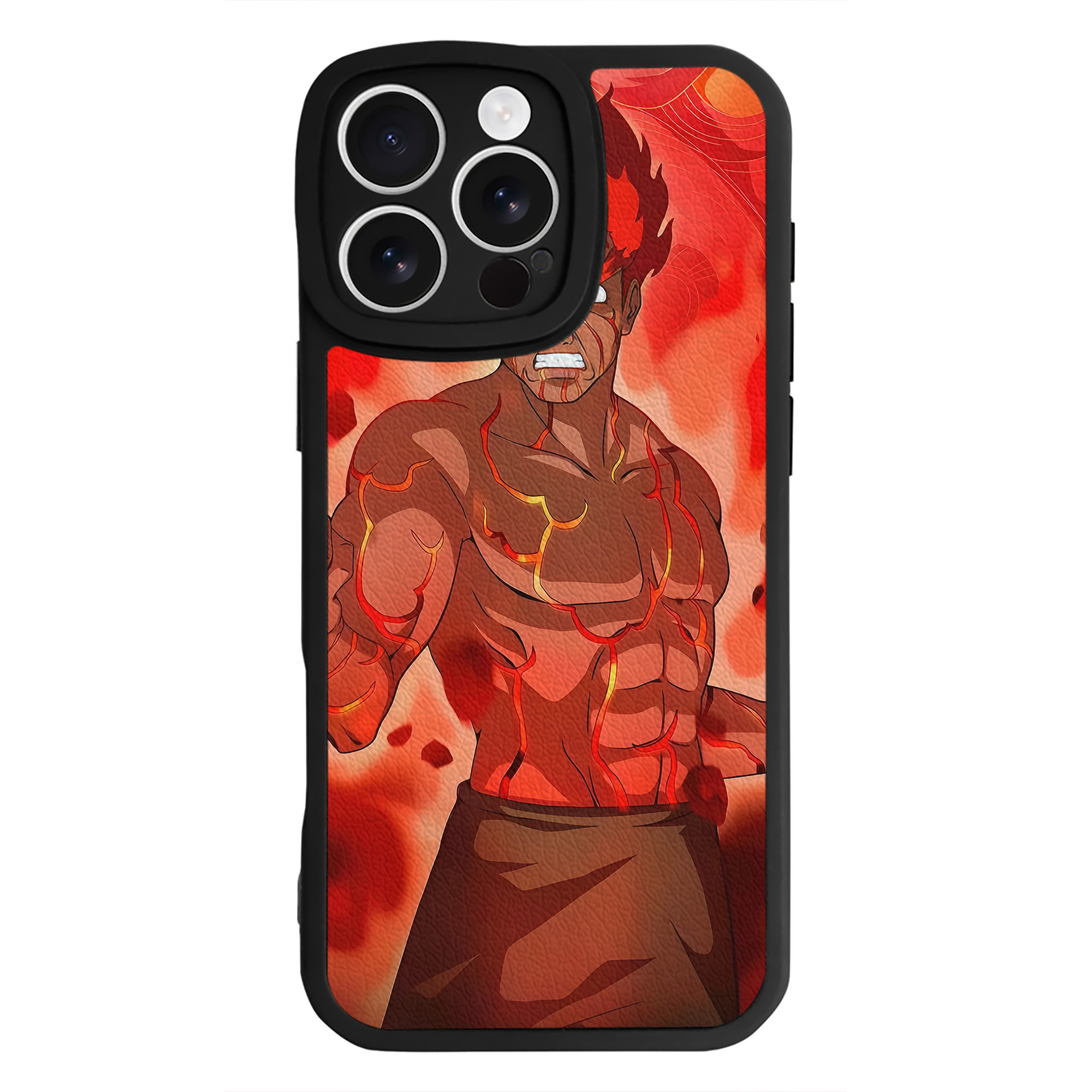 （画像用） NARUTO -ナルト- NARUTO -ナルト- 疾風伝 【iPhone 16シリーズ対応】シリコンスマホケース（レザー調） 材質：シリコン